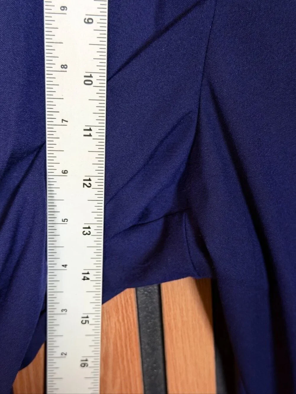 Abercrombie & Fitch Dress Pants 32 x 30 Mens Blue Navy Flat Front Trousers